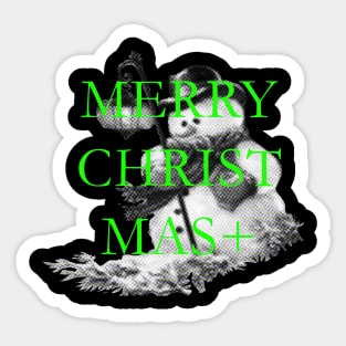 Snowman merry christmas Sticker